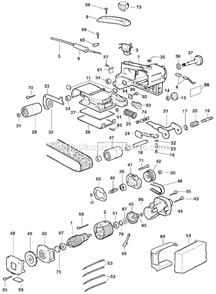 Part Location Diagram of 720975-00 DeWALT Roller,Front